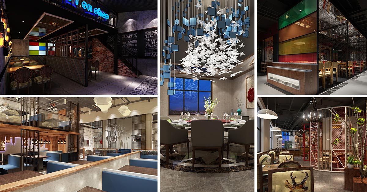 装修案例展示：餐饮店装修