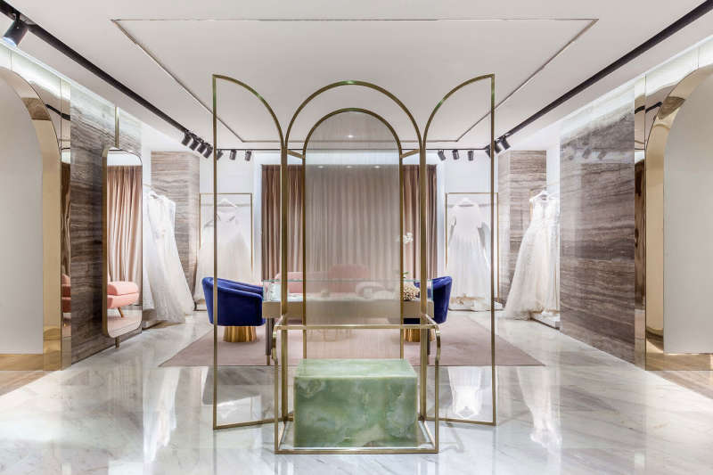 婚纱摄影店门头装修设计