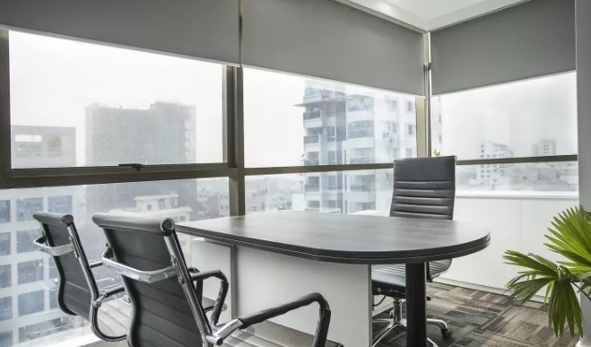 温馨整洁的郑州办公室装修效果图-河南冰球突破豪华版网址装饰办公室装修案例项目