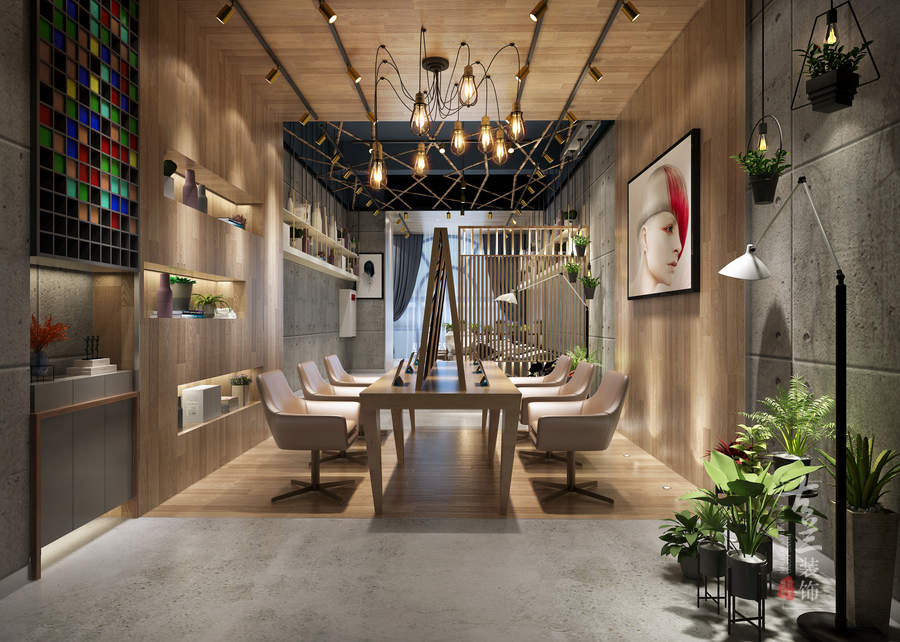 小型理发店怎么装修设计？