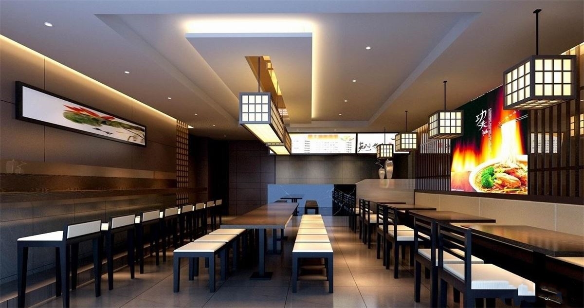 面馆装修有哪些设计要点？赏析5款中式面馆装修图片