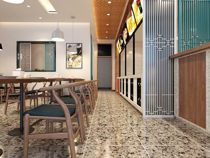 面馆三种不同风格装修设计，各有特色，你更喜欢哪一家